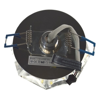 Downlight LED kryształ  7 1*3W biały zimny