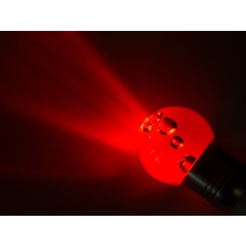 Żarówka LED Gais  E27 3W  RGB z pilotem niebieska-