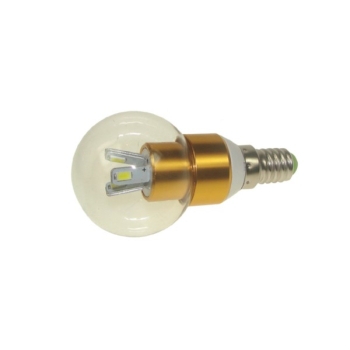 Żarówka LED FABIO E14 6x5630 3W DW złota-