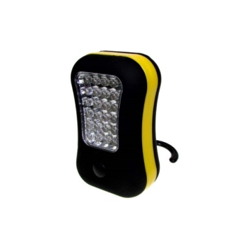 Lampa warsztatowa 24+4 z magnesem żółta