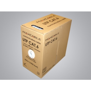 Przewód UTP6 drut Cu  305m