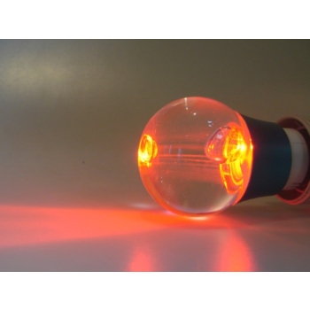 Żarówka LED Gais  E27 3W  RGB z pilotem czerwona-