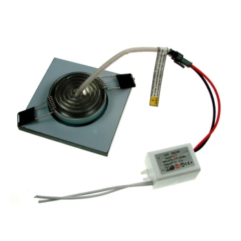 Downlight LED Power ORIGO grafit 3*1W biały ciepły