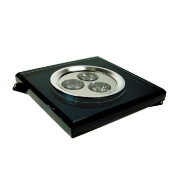 Downlight LED Power ORIGO grafit 3*1W biały zimny.