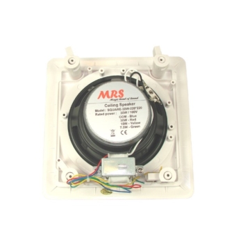 Głośnik sufitowy 100V Square 30W 220*220 biały -