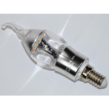 Żarówka LED Iddi S  E14 4,6W  WW srebrna-