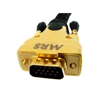 Kabel VGA  1,5m MRS-175 RGBHV złocony z filtrem