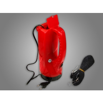 Latarka ręczna z akumulatorem 1W +24 SMD czerwona