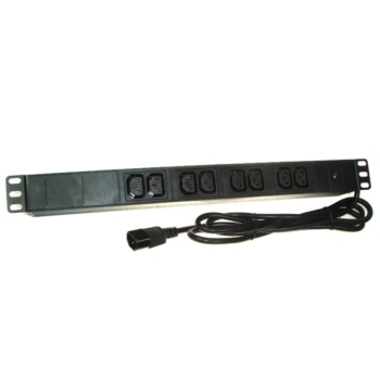 Listwa zasilająca 1U 19" 8 gniazd C13 na kablu 2,0
