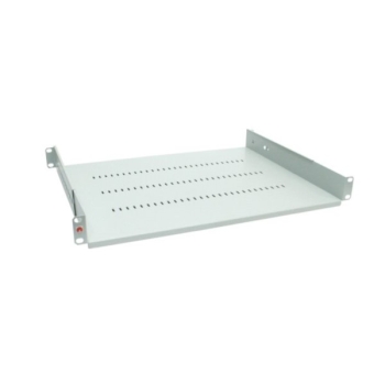Półka regulowana 19" 1U głębokość 350mm popielata