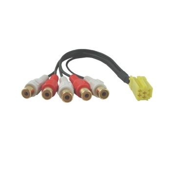 Adaptor radio mini iso line out + woofer