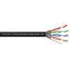 Przewód UTP5E drut Cu UV czarny 305m MAXCABLE