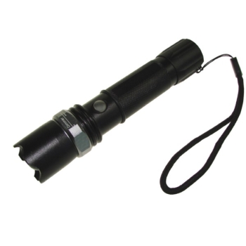 Latarka ręczna 1 dioda 3W zoom 240lm + ładowarka