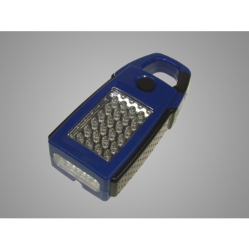 Lampa warsztatowa Bigl 24+4 z magnesem niebieska-