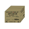 Przewód UTP5E drut Cu  +żel 500m  MAXCABLE  II