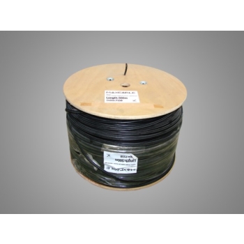 Przewód UTP5E drut Cu UV+ linka nośna 500m MAXCABL