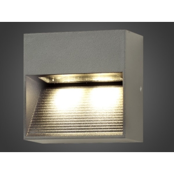 Oprawa elewacyjna LED Ninion 2W DW szara