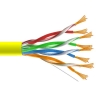 Przewód UTP5E linka Cu 100m  żółty  MAXCABLE