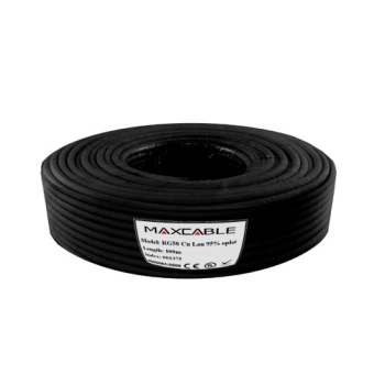 Przewód RG58Cu  95% oplot  100m  MAXCABLE