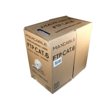 Przewód FTP6 drut Cu  305m  MAXCABLE