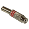 Gniazdo RCA metal 2 paski czerwone