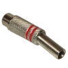 Gniazdo RCA metal 2 paski czerwone