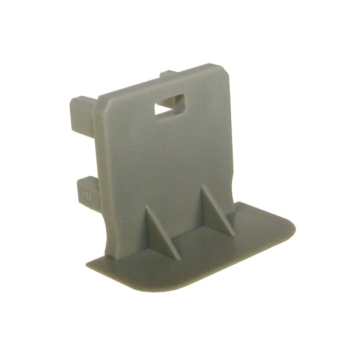 Zaślepka do profilu LED wpuszczanego 18mm szara z