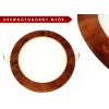 Panel led okragły Round 12W 230V drewnopodobny A D