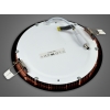 Panel led okragły Round 12W 230V mosiądz  WW