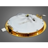 Panel led okragły Round 12W 230V złoty  DW