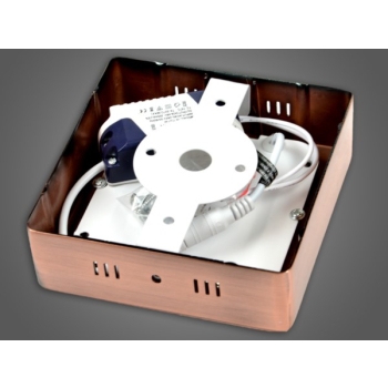 Panel led Rektus  6W 230V mosiądz DW