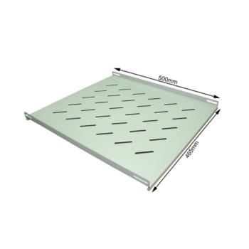 Półka stała 19" 1U głębokość 500mm s RAL7035