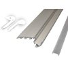 Profil LED schodowy C 1,2m srebrny klosz frosted
