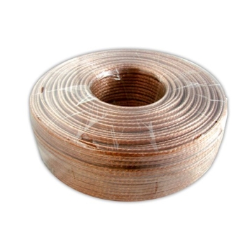 Przewód głośnikowy Cu płaski 2x1,0mm