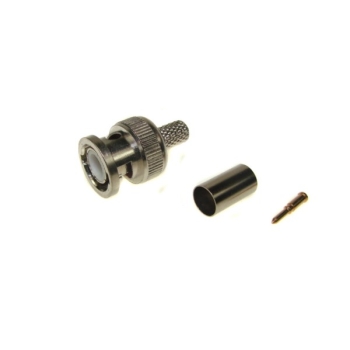 Wtyk BNC zaciskany na RG59 zinc op/10