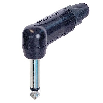 Wtyk Jack 6,3 mono NEUTRIK NP2RX-BAG czarny na kab