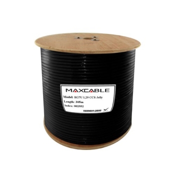 Przewód RG7U 1,29CCS żel 305m MAXCABLE