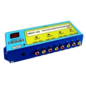 Modulator do TV przemysłowej MDP 4S z sumatorem-: