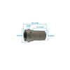 Wtyk F zaciskany RG6  OP/100