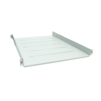 Półka regulowana 19" 1U głębokość 550mm popielata