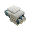 Adapter Keystone światłowodowy LC Duplex wielomodo