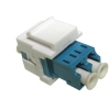 Adapter Keystone światłowodowy LC Duplex wielomodo