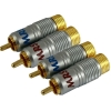 Wtyk RCA MRS-151 10mm Blister 4szt.