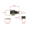 Wtyk N zaciskany H1000-