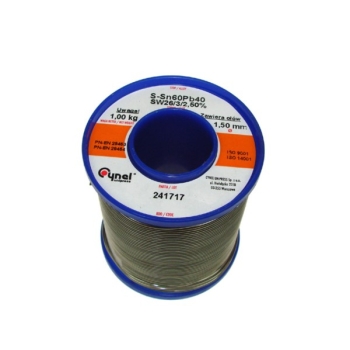 Cyna 1,50/1,0kg Sn60Pb40 z topnikiem Cynel