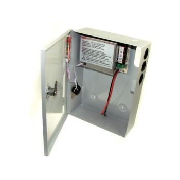 Zasilacz CCTV back up z kontrolą skrzynka  12V/5A
