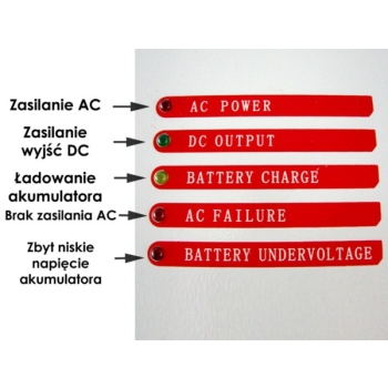 Zasilacz CCTV back up z kontrolą skrzynka 12V/10A-