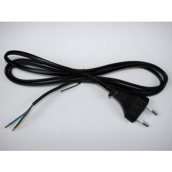 Kabel zasilający AC atestowany montażowy 3m czarny