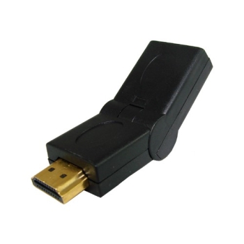 Adapter HDMI gn./wt. HDMI kątowy