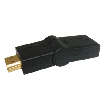 Adapter HDMI gn./wt. HDMI kątowy